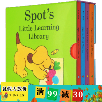 英文原版绘本 Spot 小玻的小小图书馆 英语启蒙绘本4册纸板书礼盒装 小波 pdf epub mobi 电子书 下载