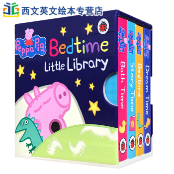 英文原版 Peppa Pig Bedtime Little Library 小猪佩奇粉红猪 pdf epub mobi 电子书 下载