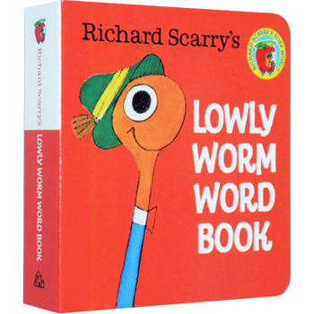 Richard Scarry's Lowly Worm Word Book 词汇纸板书 英文原版 pdf epub mobi 电子书 下载