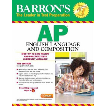 【中商原版】巴朗AP英語和作文（第7版，修訂版） 英文原版 AP English Language pdf epub mobi 電子書 下載