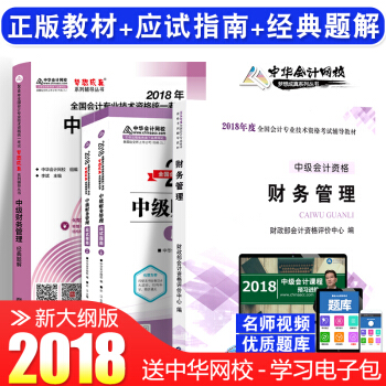 中级会计职称2018教材+应试指南+经典题解 财务管理 全套4本 中华会计网校 梦想成真 pdf epub mobi 电子书 下载