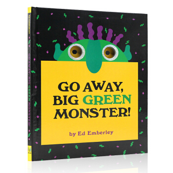 英文原版繪本 Go Away, Big Green Monster! 走開大綠怪 吳敏蘭