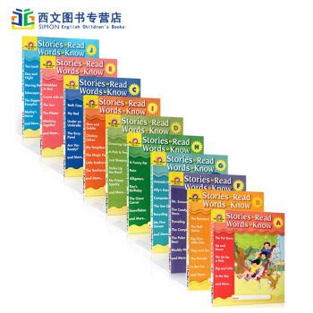 英文原版 Stories to Read Words to Know 加州教材练习册10册 送音频 pdf epub mobi 电子书 下载