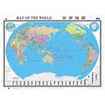 2018新版 世界地图（中英文对照）1.5米X1.1米 拼接折叠图有折痕 pdf epub mobi 电子书 下载