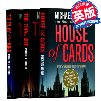 【中商原版】纸牌屋 英文原版书籍 House of Cards 3本套装 美剧原著小说正版 pdf epub mobi 电子书 下载