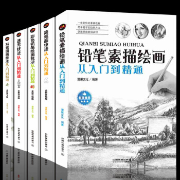 铅笔素描绘画从入门到精通 简笔画大全彩色铅笔绘画技法教程 速写技法 国画基础教程素描基 pdf epub mobi 电子书 下载