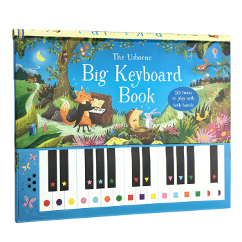 【中商原版】可以弹的钢琴书 大键盘音乐书发声书 操作书英文原版Big Keyboard Book pdf epub mobi 电子书 下载