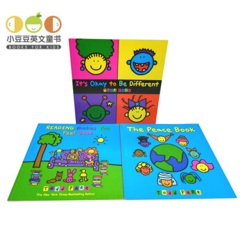 英文原版 It's Okay To Be Different等3冊托德．帕爾情商教育繪本 pdf epub mobi 電子書 下載