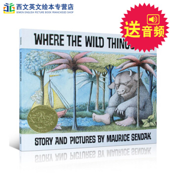 英文原版 Where the Wild Things Are 野兽出没的地方 凯迪克金奖 送音频