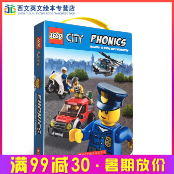 英文原版 Lego City: Phonics 乐高城市自然拼读书 12册 儿童绘本 pdf epub mobi 电子书 下载