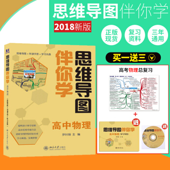 新版思維導圖伴你學高中數學英語文政治曆史地理物理化學生物 高考文理科復習知識清單 高中物理 pdf epub mobi 電子書 下載