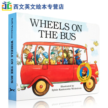 英文原版进口童书 wheels on the bus 公车上的轮子廖彩杏推荐纸板书 pdf epub mobi 电子书 下载