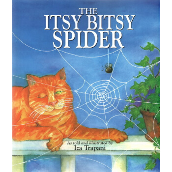 英文原版The Itsy Bitsy Spider 廖彩杏推荐 入门儿歌童谣绘本
