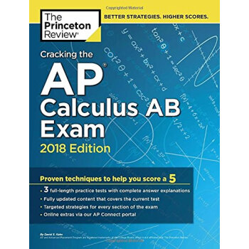 【中商原版】破解AP微积分AB考试2018 英文原版 教育与考试 Cracking the AP pdf epub mobi 电子书 下载