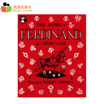 美國進口 英文原版繪本 The Story of Ferdinand 愛花的牛平裝