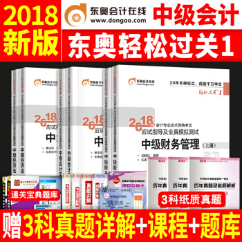 中級會計職稱2018教材東奧輕鬆過關1中級會計師考試中級會計實務經濟法財務管理 pdf epub mobi 電子書 下載