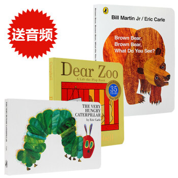 英文原版繪本 棕熊 親愛的動物園 飢餓/好餓的毛毛蟲廖彩杏幼兒早教紙闆書3冊 pdf epub mobi 電子書 下載