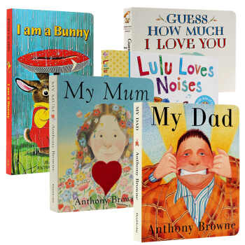 英文原版绘本我是一只兔子我爸爸我妈妈lulu loves noises露露系列5册纸板书 pdf epub mobi 电子书 下载