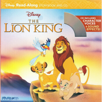 英文原版绘本 The Lion King狮子王 Read Along 迪士尼有声读物 附CD pdf epub mobi 电子书 下载