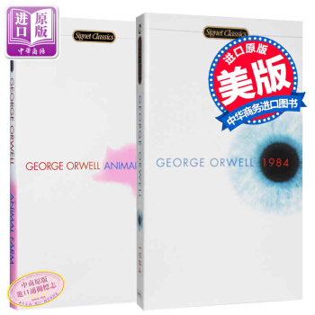 【中商原版】Animal Farm 動物農場 1984 英文原版書 小說 英文版 2本閤集 喬治 pdf epub mobi 電子書 下載