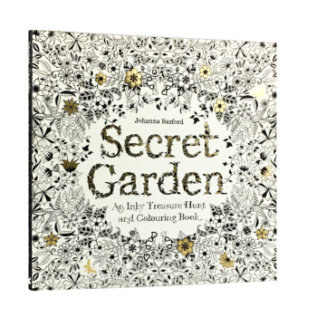 正版 现货 秘密花园 涂色书 英文原版 Secret Garden 中缝可平摊 pdf epub mobi 电子书 下载