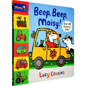 英文原版繪本 Beep Beep Maisy 小鼠波波 兒童啓濛紙闆翻翻書 交通工具認知 pdf epub mobi 電子書 下載