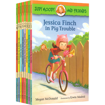 Judy Moody and Friends 小硃迪和她的小夥伴8冊 兒童讀物章節橋梁書