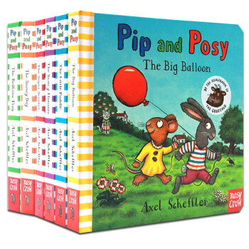 英文原版绘本 Pip and Posy 波西和皮普系列 6册纸板 儿童图画故事书 pdf epub mobi 电子书 下载