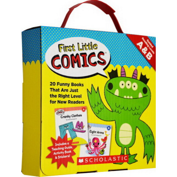 英文原版绘本First Little Comics Parent Pack Levels A B pdf epub mobi 电子书 下载