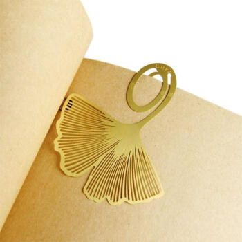 礼品韩国金属创意可爱书签 银杏叶 金属镂空书签 pdf epub mobi 电子书 下载