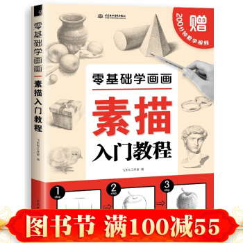零基礎學畫畫素描入門教程 自學速寫靜物結構臨摹繪畫書籍 學畫畫的書 飛樂鳥工作室 鉛筆畫