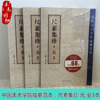 中国美术学院临摹范本尺素集珍元123全3本元代书法碑帖临摹范本刘永建主编 pdf epub mobi 电子书 下载