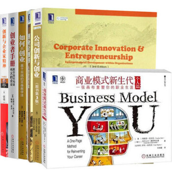 張玉利教授推薦 6冊套裝 創業者手冊 商業模式新生代個人篇 創業計劃書 創新企業傢精神 等 pdf epub mobi 電子書 下載