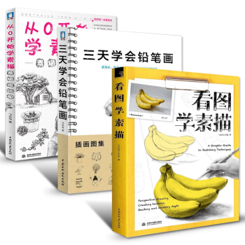 素描基础教程美术基础入门自学绘画 铅笔画入门基础教程书小学生成人零基础学画画的书速写手绘 pdf epub mobi 电子书 下载