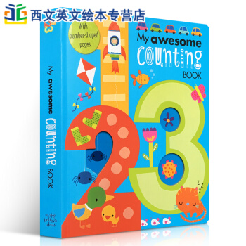 英文原版繪本 My Awesome Counting book 1-20數字啓濛寶寶圖畫書 pdf epub mobi 電子書 下載