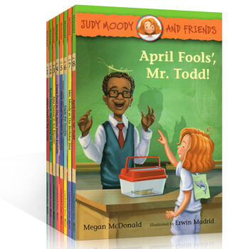 英文原版 Judy Moody and Friends 全彩8本朱迪和她的小伙伴儿童故事书 pdf epub mobi 电子书 下载