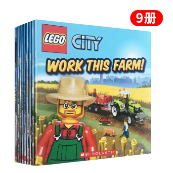 乐高城市英雄系列图画书9册 英文原版Lego City 学乐儿童图画故事书 4-9岁英语阅读绘本