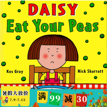 英文原版绘本 Eat Your Peas 吴敏兰书单Nick Sharratt 黛西吃豌豆Daisy pdf epub mobi 电子书 下载