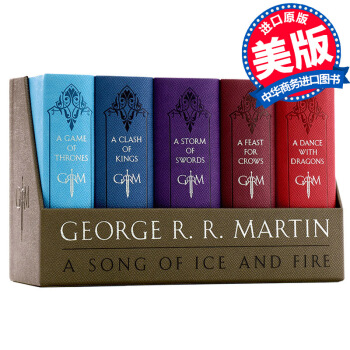 【中商原版】冰与火之歌英文原版A Song of Ice and Fire全集1-5皮革豪华收藏版 pdf epub mobi 电子书 下载