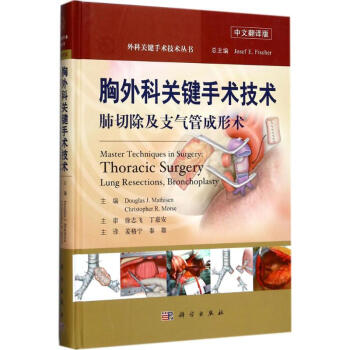 胸外科关键手术技术(中文翻译版) pdf epub mobi 电子书 下载