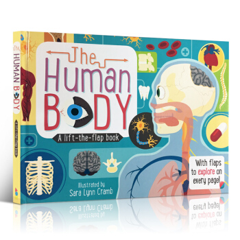 英文原版 The Human Body 人体百科科普 七大洲太阳系同系列翻翻书