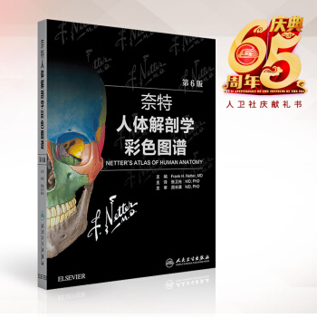 2015版 奈特人體解剖學彩色圖譜 翻譯版 雙語 全彩圖 第6版 張衛光 MDPhD pdf epub mobi 電子書 下載