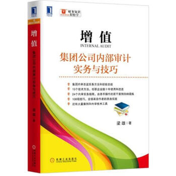(正版特价)增值：集团公司内部审计实务与技巧 梁雄|229114 pdf epub mobi 电子书 下载