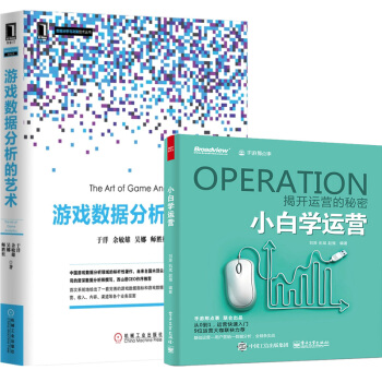 區域包郵小白學運營+遊戲數據分析的藝術 2本 pdf epub mobi 電子書 下載