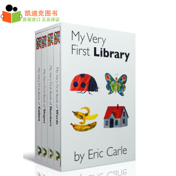 艾瑞卡爾 英文原版繪本 My Very First Library 4冊 啓濛紙闆 正版進口 pdf epub mobi 電子書 下載