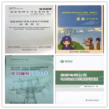國傢電網公司電力安全工作規程綫路部分+安規習題集+讀本+輔導 pdf epub mobi 電子書 下載