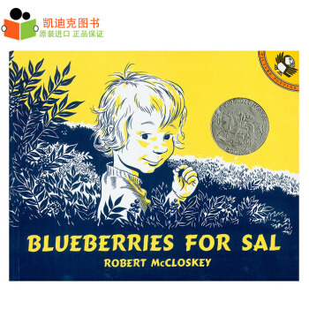 凱迪剋大奬 英文原版繪本Blueberries for Sal: StoryTape 平裝