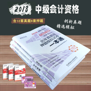 环球2018中级会计职称考试历年真题及押题模拟试卷一本通（共三册） pdf epub mobi 电子书 下载