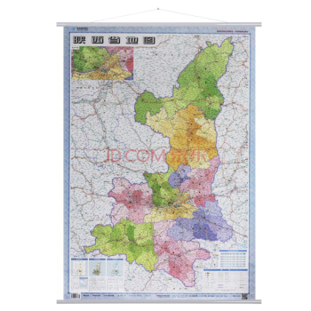 2018 陕西省地图挂图 1.1*0.8m 竖版陕西地图政区版 整张无拼接 商务办公学习 pdf epub mobi 电子书 下载