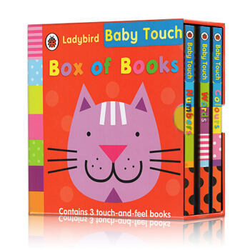 Baby Touch Words Numbers Colours 3册低幼儿童启蒙纸板触摸书英文原版 pdf epub mobi 电子书 下载